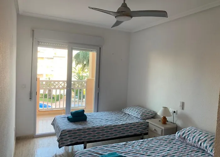 Apartment Lmha 09 Marinesco 2, 2 Bedroom, 2 Bathroom With Pool View La Manga del Mar Menor